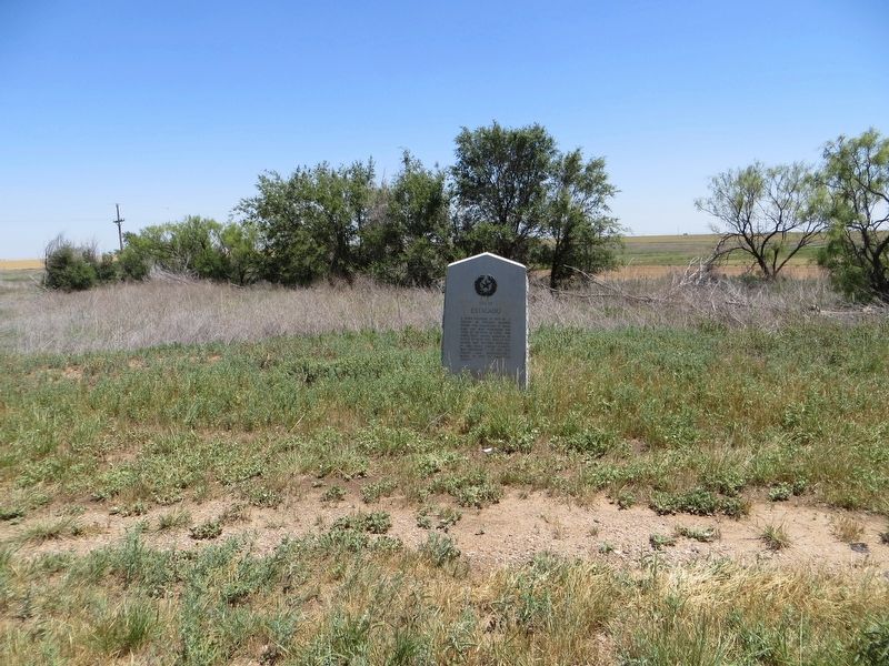 Site of Estacado Marker. Click for full size. Site of Estacado Marker image. Click for full size.