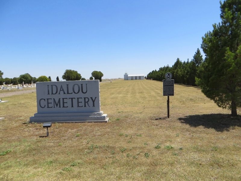 Idalou Cemetery Marker image. Click for full size.