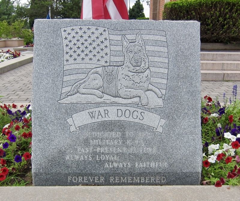 War Dogs Memorial Marker image. Click for full size.