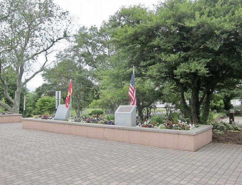 Chosin Reservoir Veterans Memorial Marker - Wide View image. Click for full size.