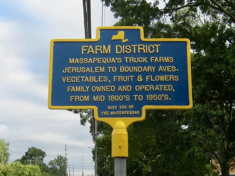Farm District Marker image. Click for full size.