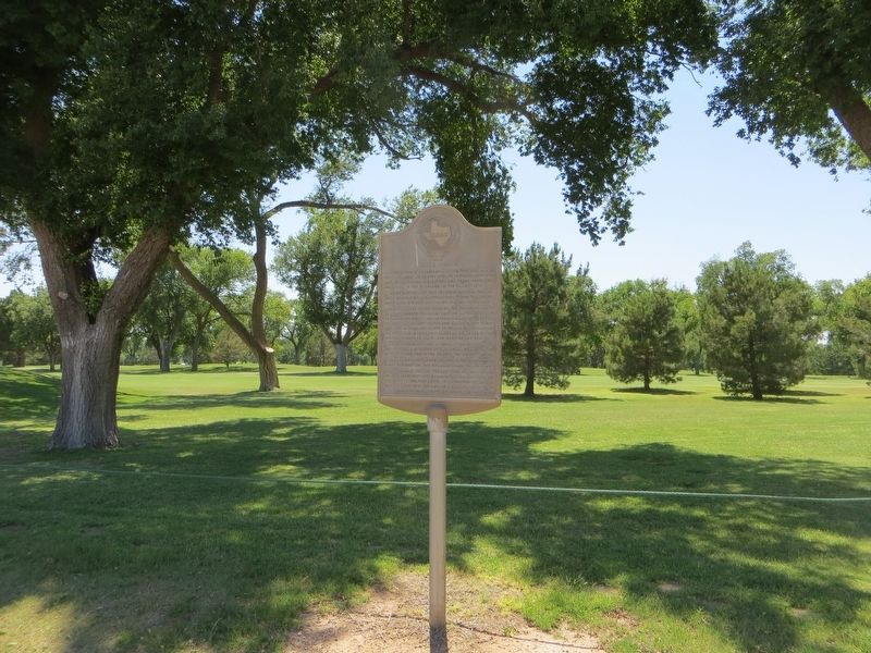 Site of Old Lubbock Marker at old location image. Click for full size.