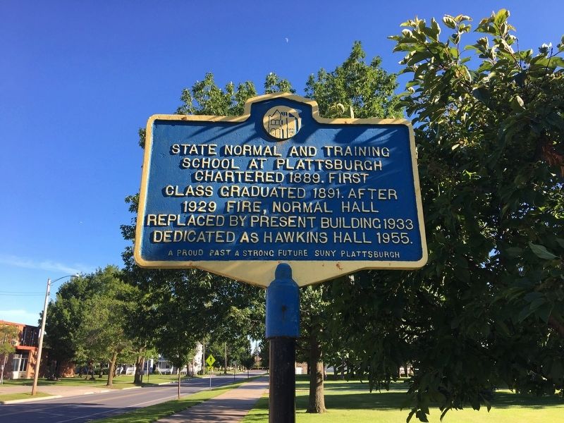 State Normal School Marker. Click for full size. State Normal School Marker image. Click for full size.
