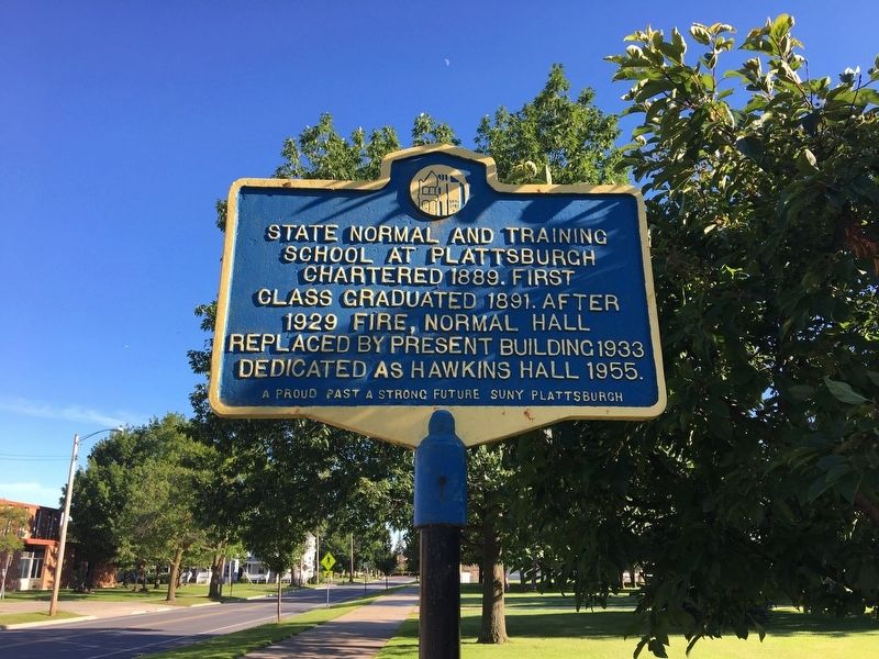 State Normal School Marker image. Click for full size.