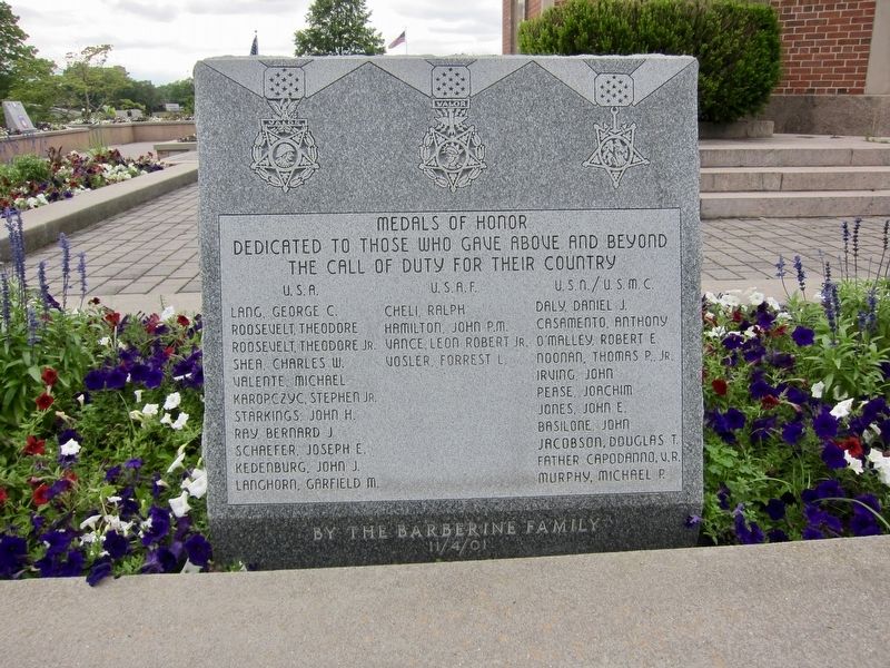 Medals of Honor Recipients Memorial Marker image. Click for full size.