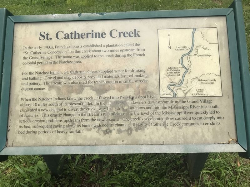 St. Catherine Creek Marker image. Click for full size.