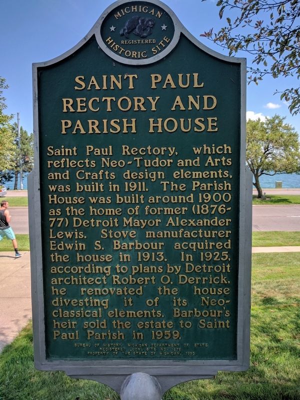 Saint Paul Rectory and Parish House Marker - Side 2 image. Click for full size.