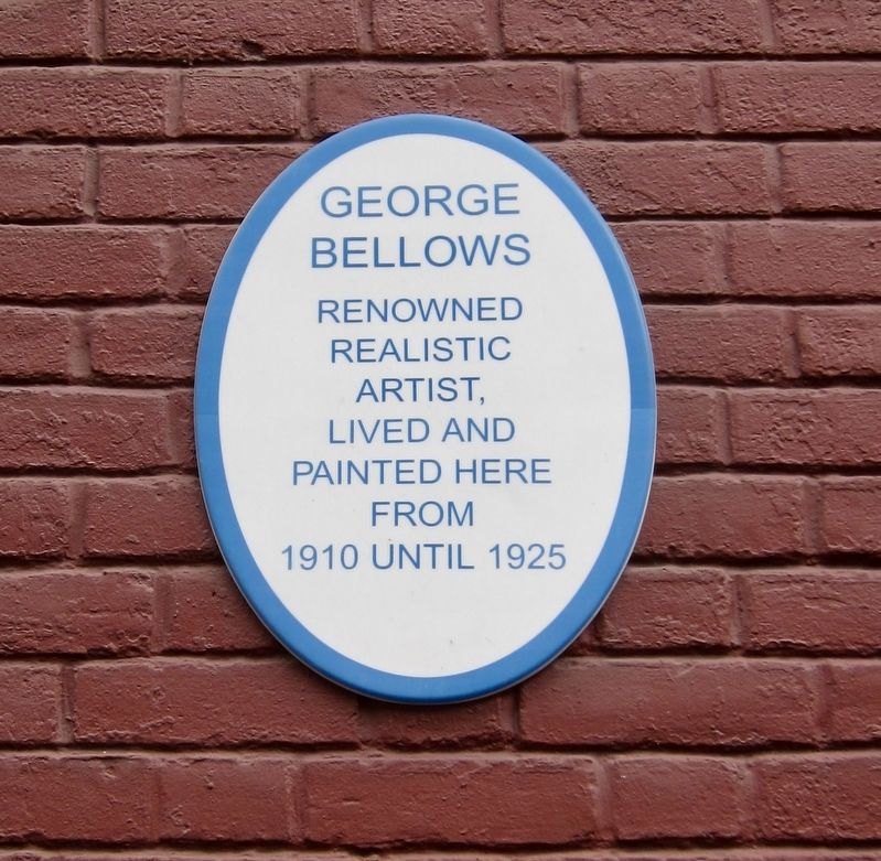 George Bellows Marker image. Click for full size.