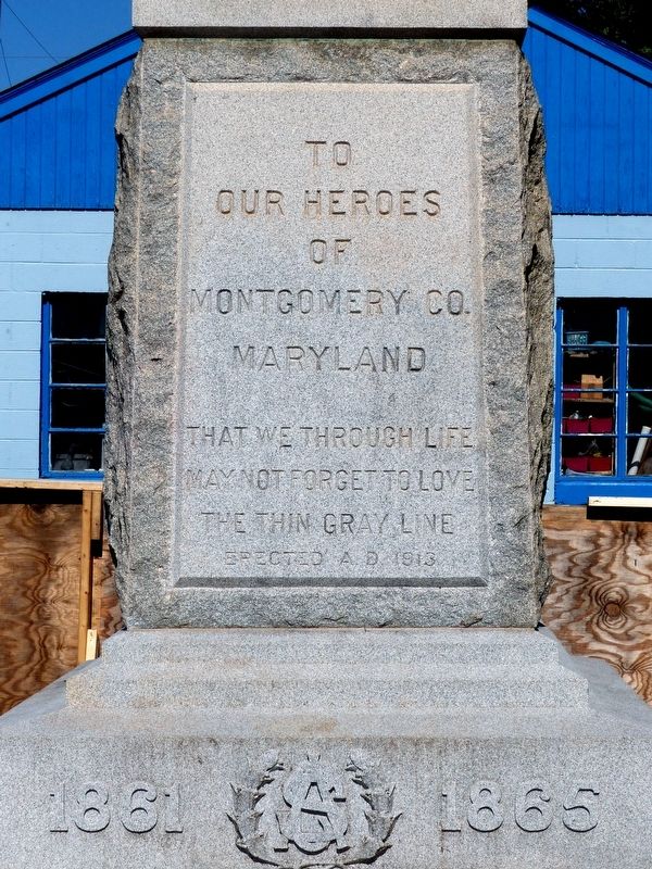 The Confederate Monument Marker image. Click for full size.