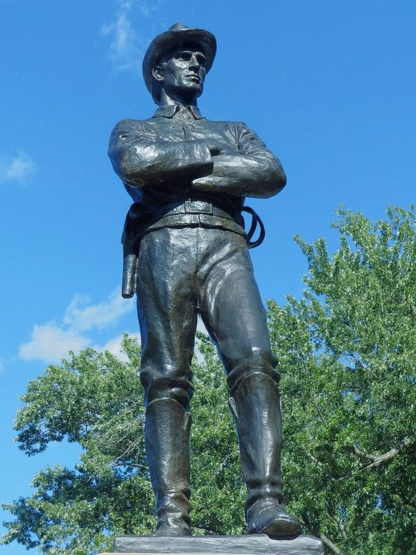 The Confederate Soldier image. Click for full size.