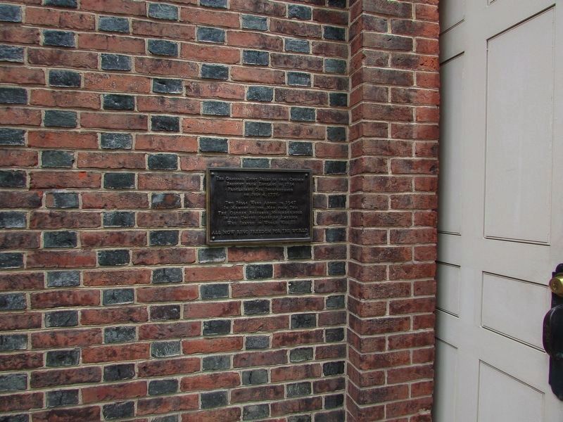 The Original Eight Bells in this Church Marker image. Click for full size.