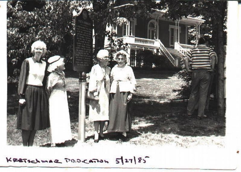 Dedication of Pye's Corner Marker. Click for full size. Dedication of Pye's Corner Marker image. Click for full size.