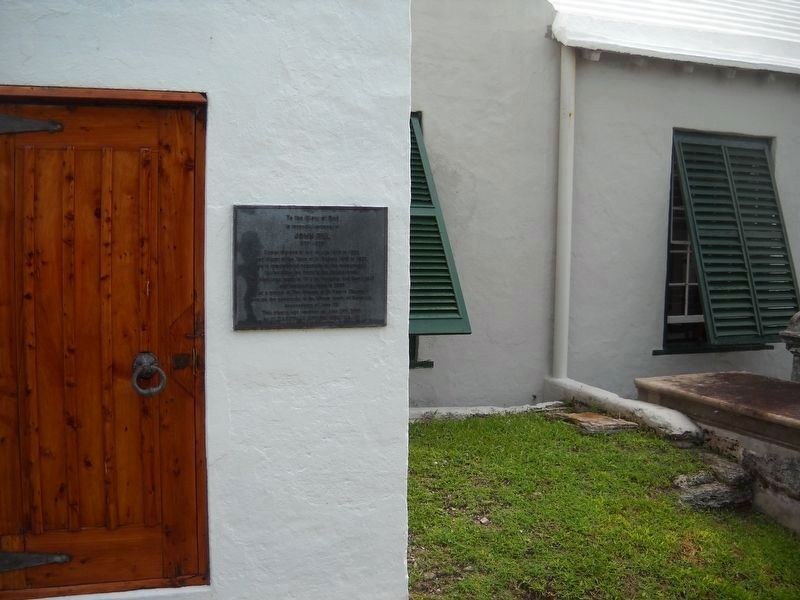 Marker at St. Peter�s Church image. Click for full size.