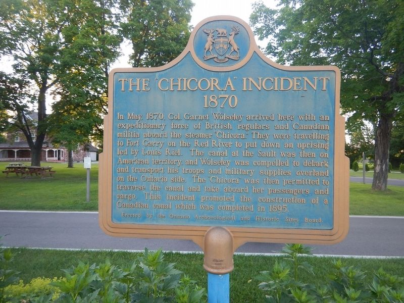 The "Chicora" Incident Marker. Click for full size. The "Chicora" Incident Marker image. Click for full size.