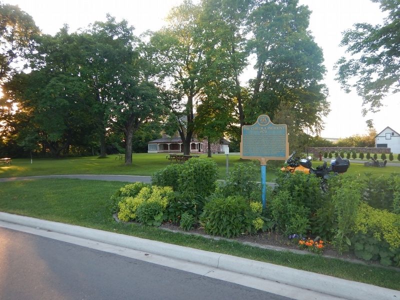 Wideview of The "Chicora" Incident Marker. Click for full size. Wideview of The "Chicora" Incident Marker image. Click for full size.