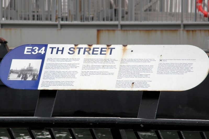 E34th Street Marker. Click for full size. E34th Street Marker image. Click for full size.