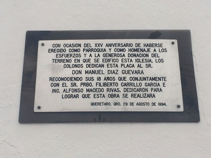 The Parish of Cristo Rey Marker. Click for full size. The Parish of Cristo Rey Marker image. Click for full size.