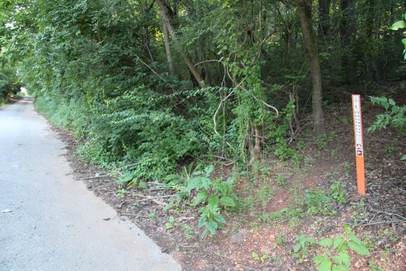 Trailhead to the missing Govan's Brigade Marker. Click for full size. Trailhead to the missing Govan's Brigade Marker image. Click for full size.