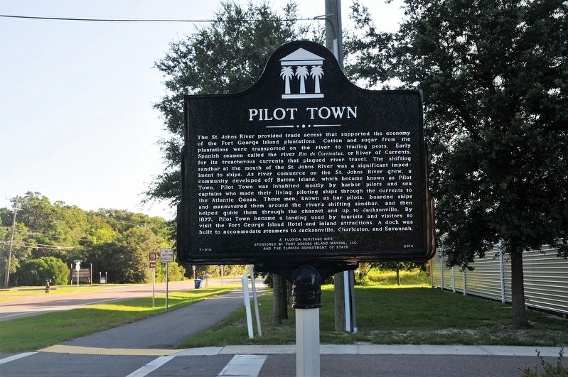 Pilot Town/Napoleon Bonaparte Broward Marker image. Click for full size.