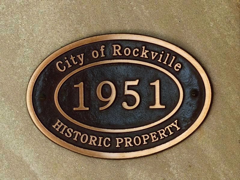 <br><br>1951<br>Historic Property<br>City of Rockville image. Click for full size.