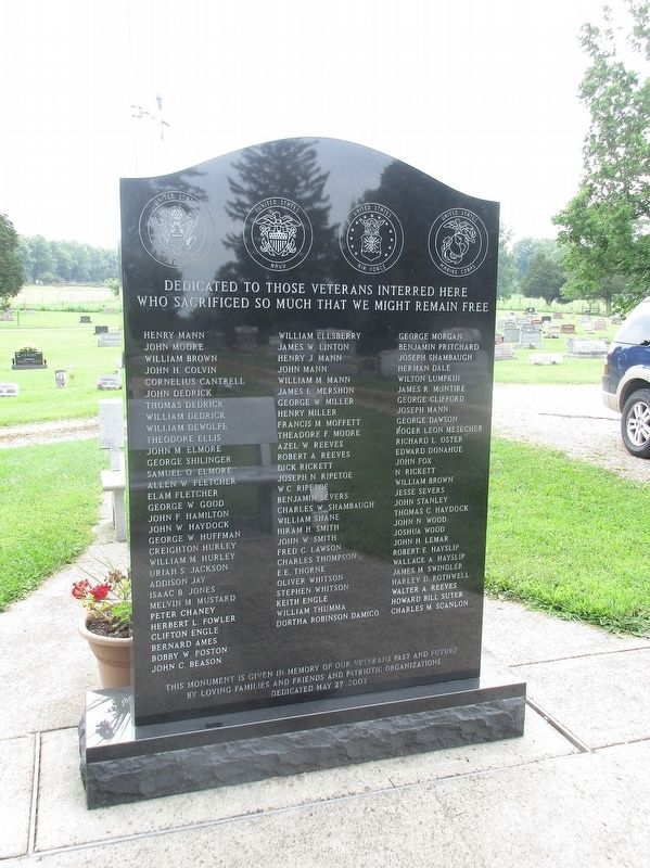 Chester Township Veterans Memorial Marker image. Click for full size.