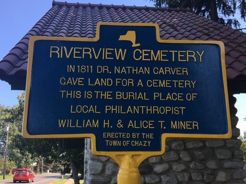 Riverview Cemetery Marker image. Click for full size.
