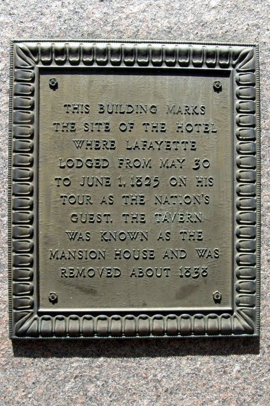 The Mansion House Marker. Click for full size. The Mansion House Marker image. Click for full size.