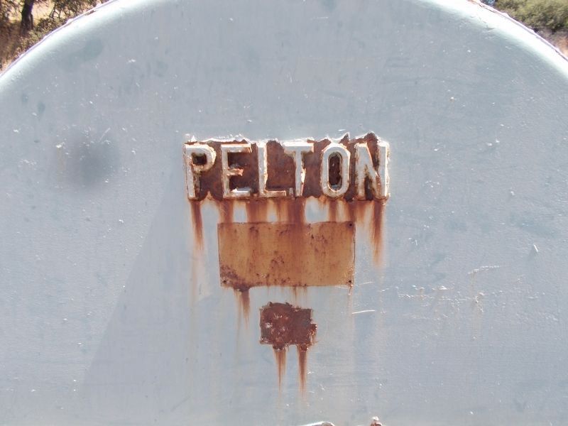 The Pelton Marking. Click for full size. The Pelton Marking image. Click for full size.