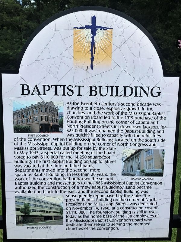 Baptist Building Marker image. Click for full size.