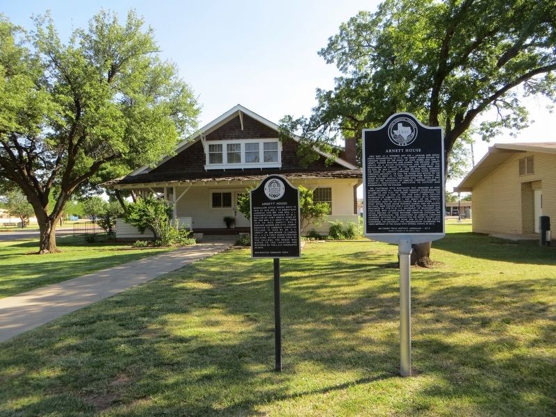 Arnett House Marker image. Click for full size.