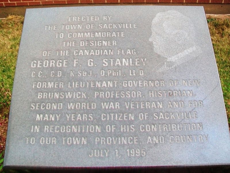 George F. G. Stanley Marker image. Click for full size.