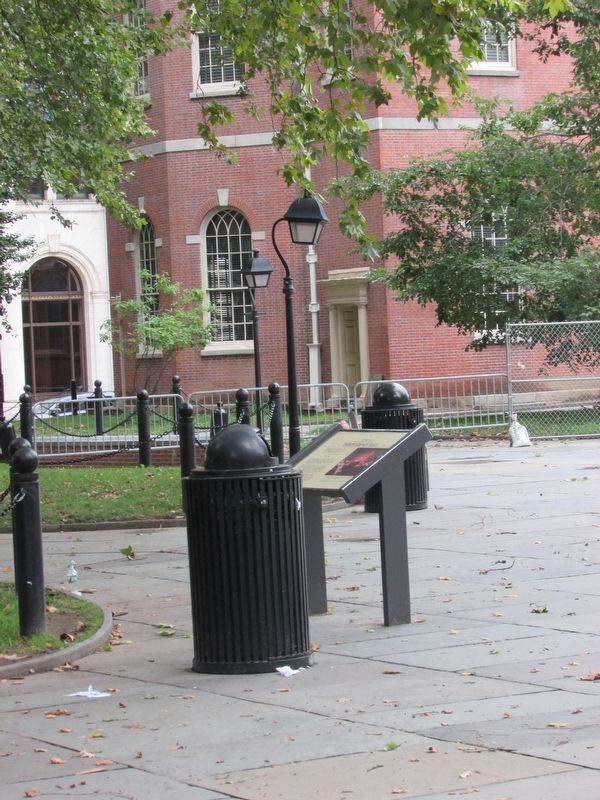 Independence Hall Marker. Click for full size. Independence Hall Marker image. Click for full size.