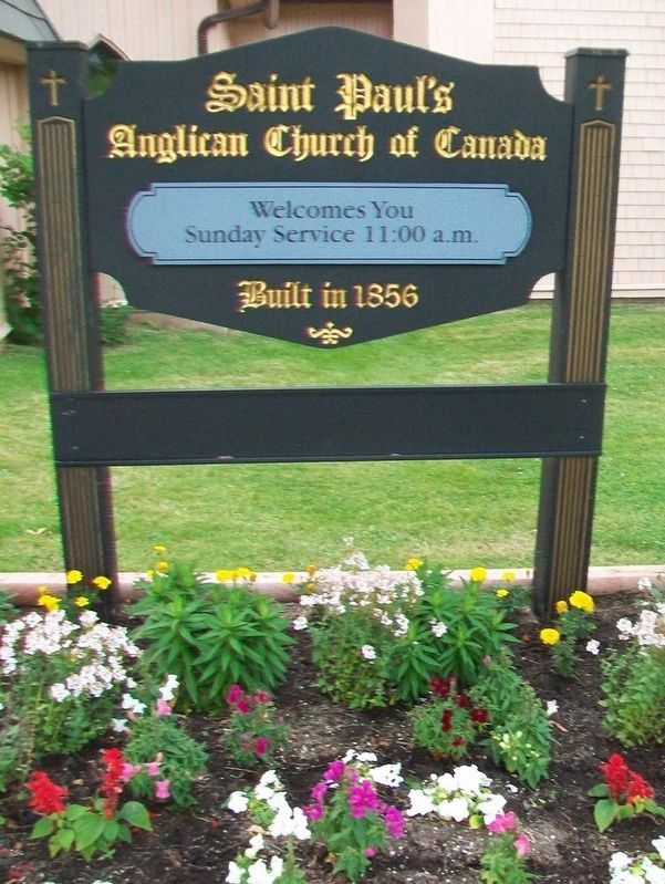St. Paul's Anglican Church Sign image. Click for full size.