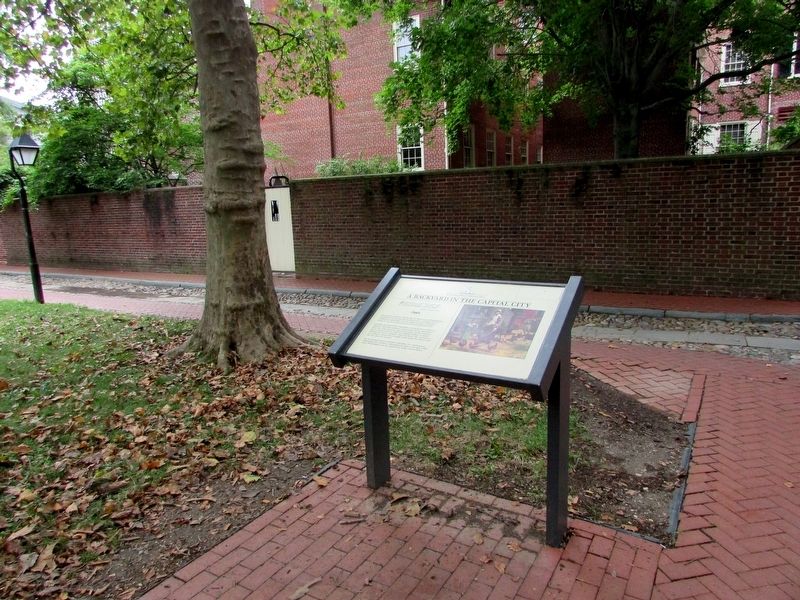 A Backyard in the Capital City Marker image. Click for full size.