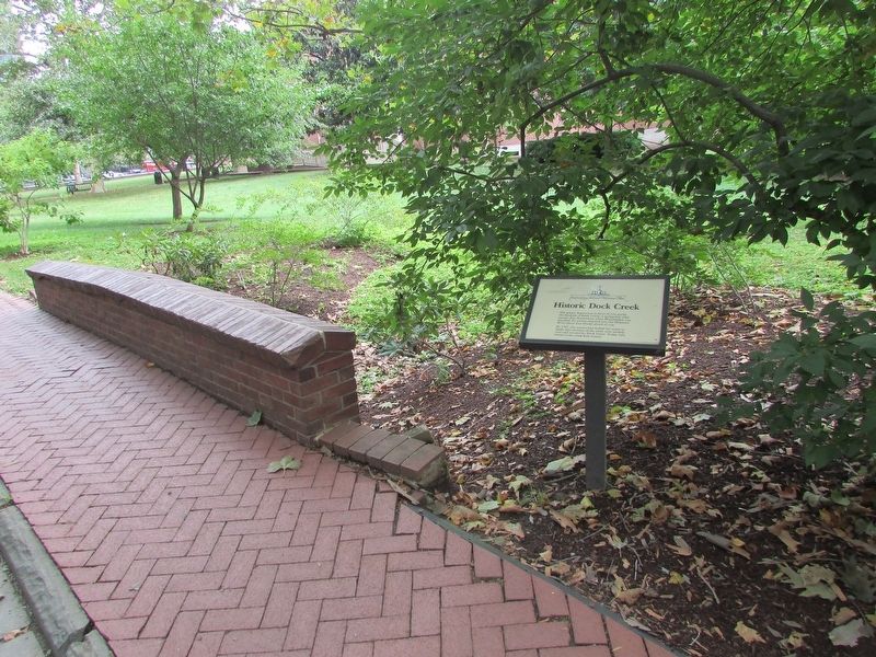 Historic Dock Creek Marker image. Click for full size.