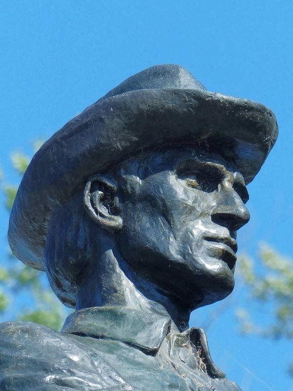 The Confederate Soldier image. Click for full size.