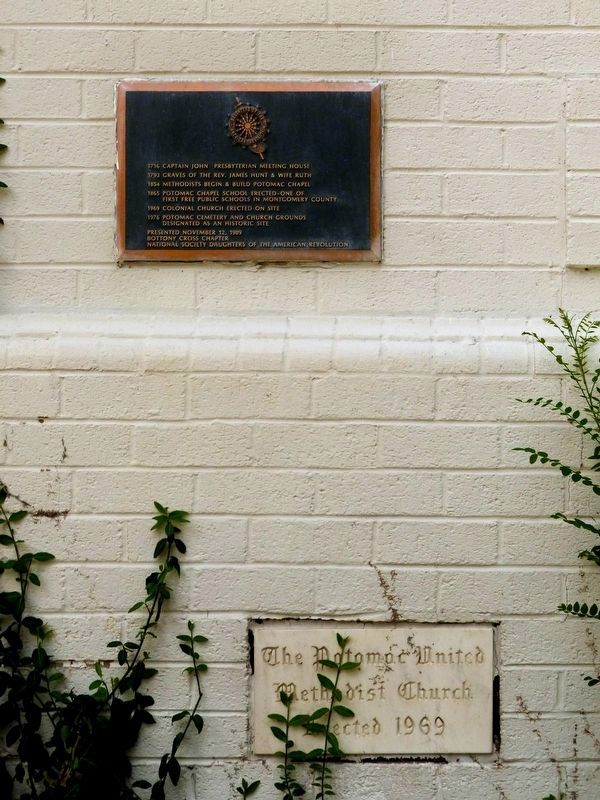 Potomac Cemetery and Church Grounds Marker. Click for full size. Potomac Cemetery and Church Grounds Marker image. Click for full size.