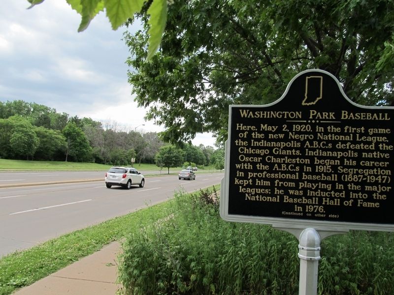 Washington Park Baseball Marker. Click for full size. Washington Park Baseball Marker image. Click for full size.