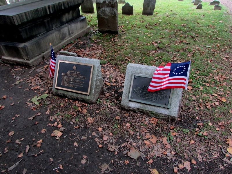 Marker in Christ Church Burial Ground. Click for full size. Marker in Christ Church Burial Ground image. Click for full size.