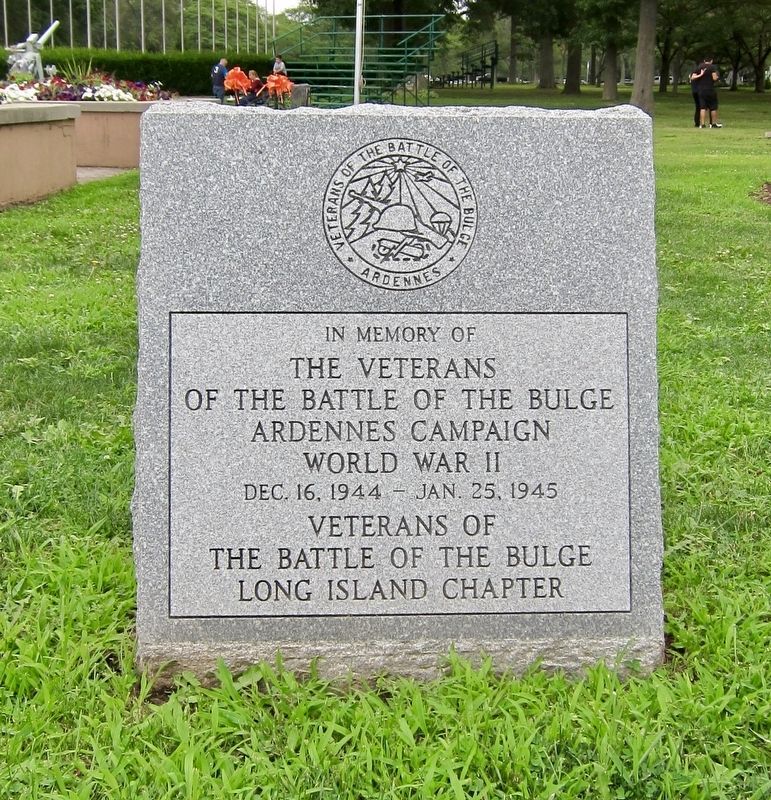 Battle of the Bulge Veterans Memorial Marker. Click for full size. Battle of the Bulge Veterans Memorial Marker image. Click for full size.