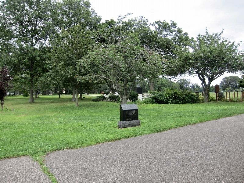 African-American Veterans Memorial Marker - Wide View image. Click for full size.