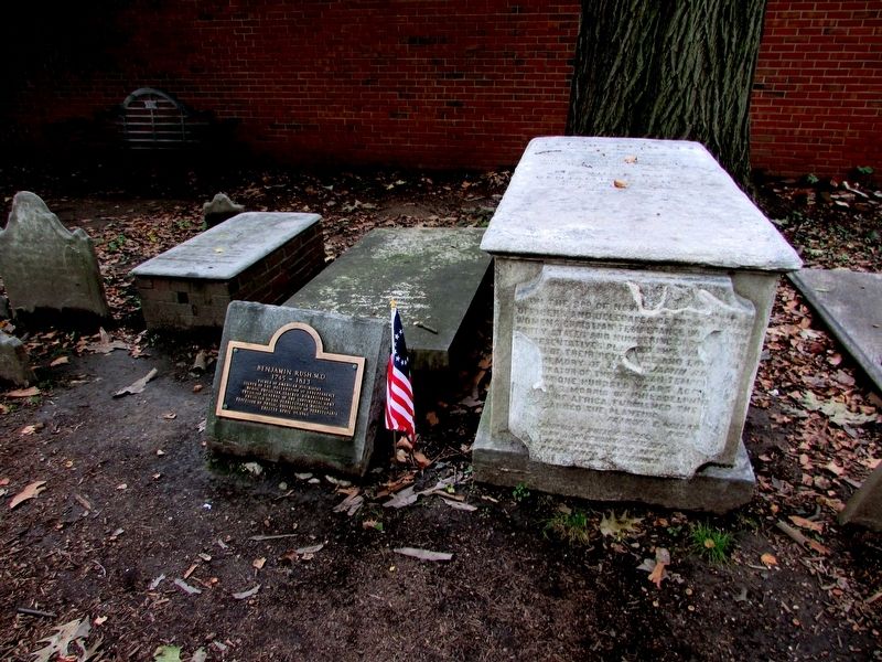 Benjamin Rush, M.D. Marker. Click for full size. Benjamin Rush, M.D. Marker image. Click for full size.
