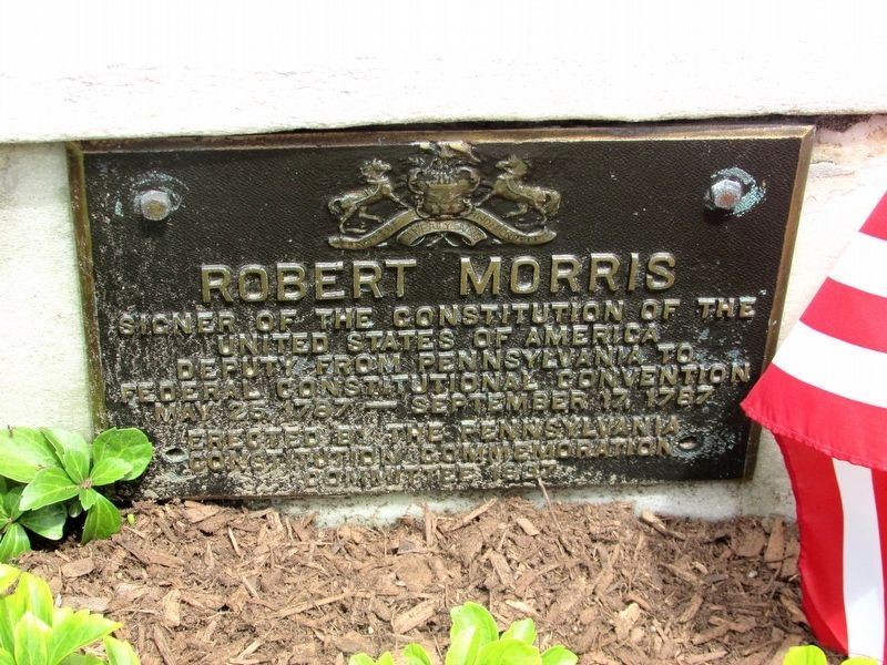 Robert Morris Marker. Click for full size. Robert Morris Marker image. Click for full size.