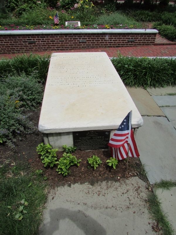 Robert Morris Marker. Click for full size. Robert Morris Marker image. Click for full size.