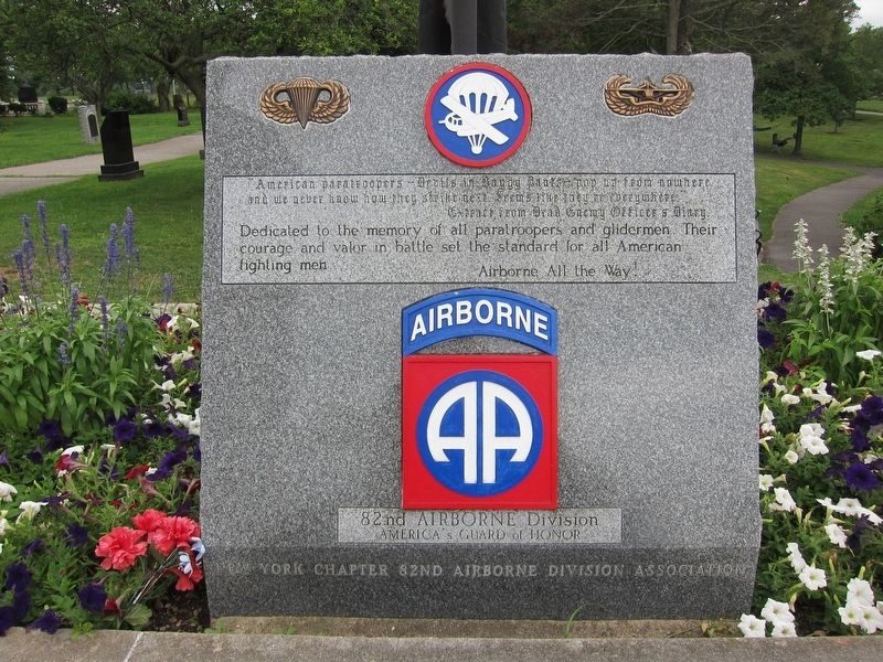 82nd Airborne Division Marker image. Click for full size.