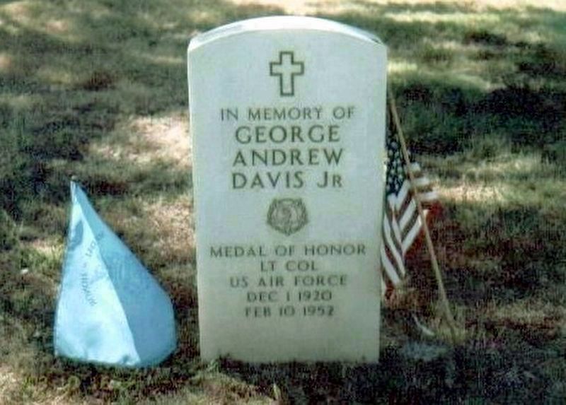 Major George A. Davis, Jr-Korean War Congressional Medal of Honor Recipient (IMO) marker image. Click for full size.