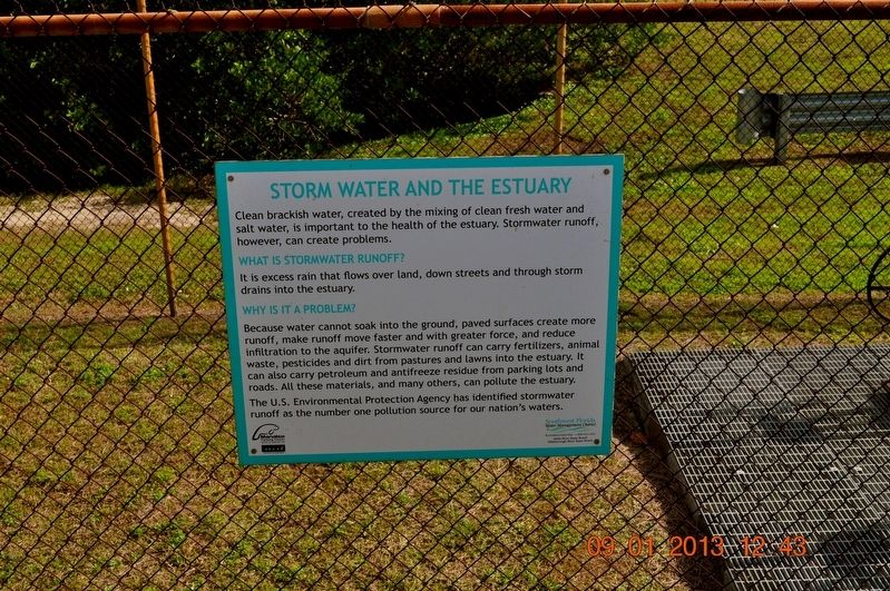 Storm Water and the Estuary Marker image. Click for full size.