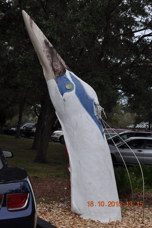Great Blue Heron Pavilion Marker. Click for full size. Great Blue Heron Pavilion Marker image. Click for full size.