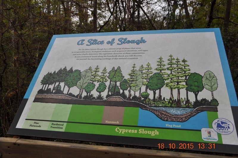 A Slice of Slough Marker. Click for full size. A Slice of Slough Marker image. Click for full size.