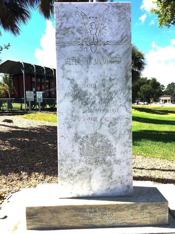 Veterans Memorial Marker. Click for full size. Veterans Memorial Marker image. Click for full size.